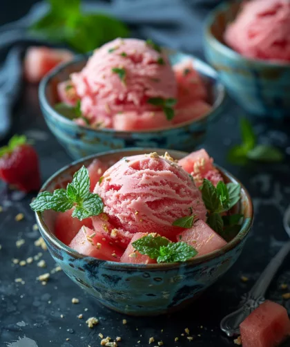 Wassermelonen-Gelato