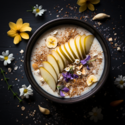 Birnen Smoothie Bowl