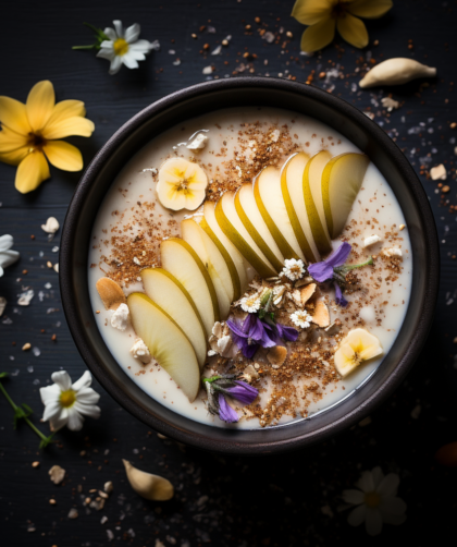 Birnen Smoothie Bowl