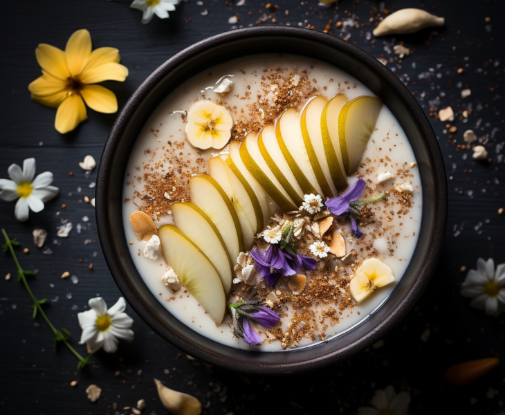 Birnen Smoothie Bowl