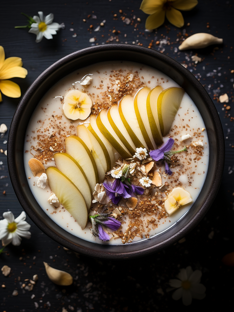 Birnen Smoothie Bowl