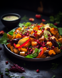 Herbstlicher Salat