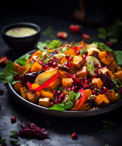 Herbstlicher Salat