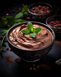 Veganes Mousse au Chocolat