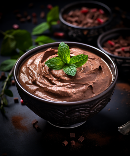 Veganes Mousse au Chocolat