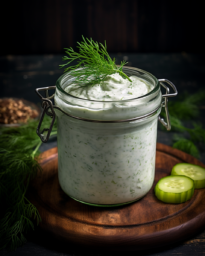 Vegane Joghurt Dill Dip