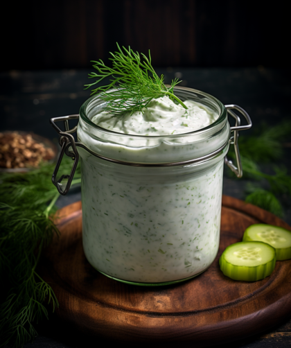 Vegane Joghurt Dill Dip