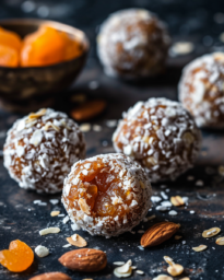 Aprikosen Mandel Bliss Balls