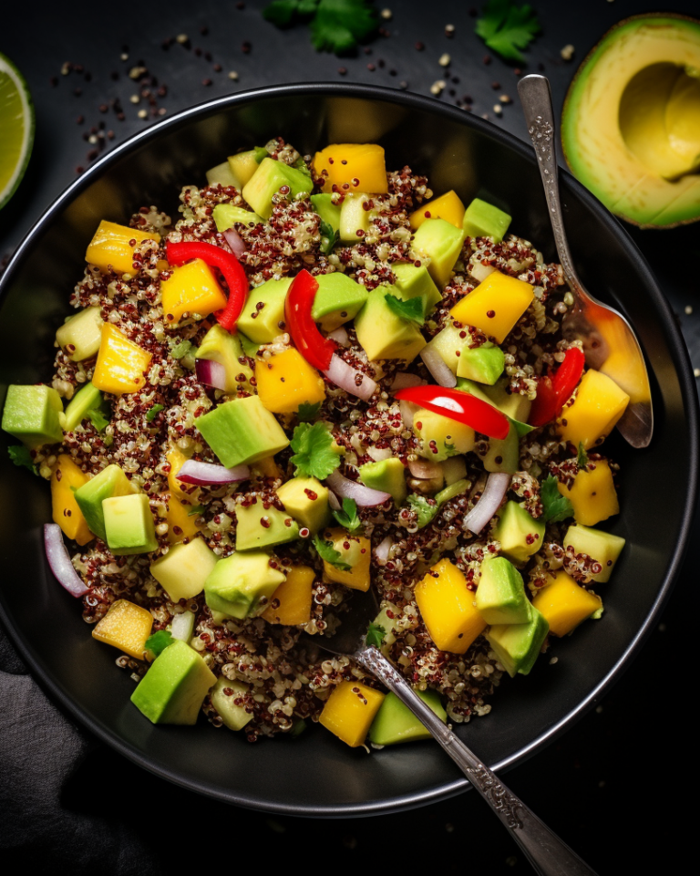 Quinoasalat mit Mango und Avocado - go nut