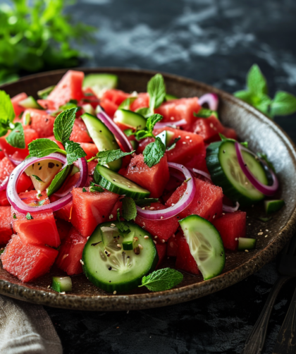 Wassermelonen-Salat