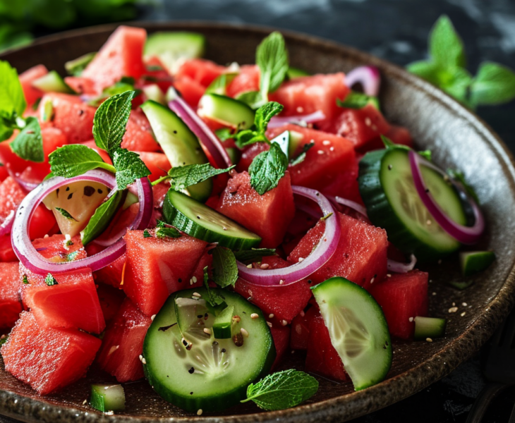 Wassermelonen-Salat