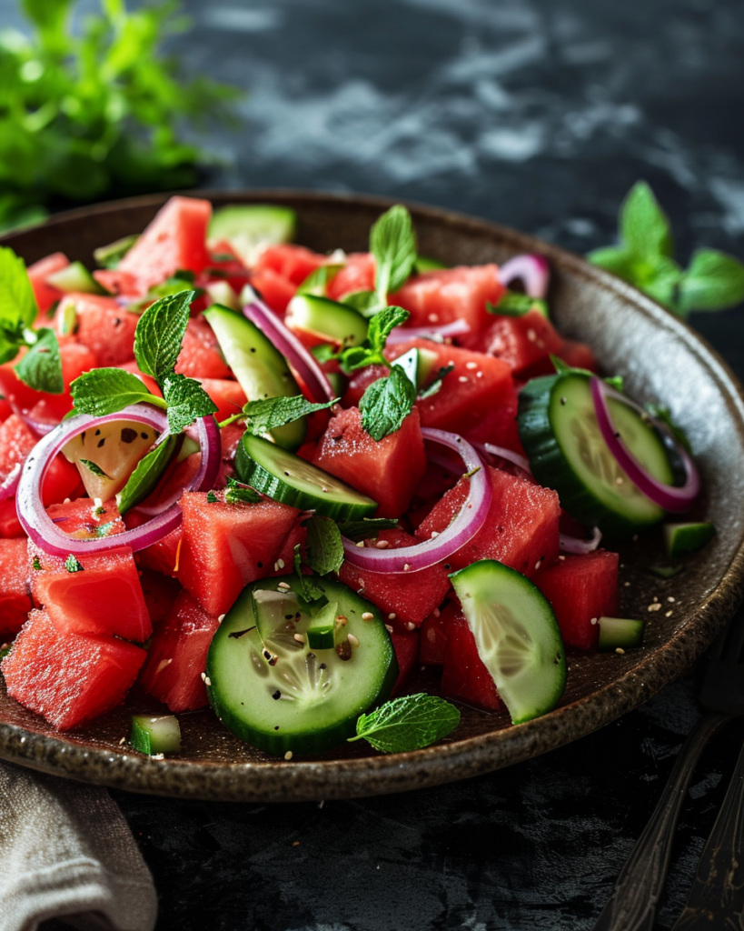 Wassermelonen-Salat