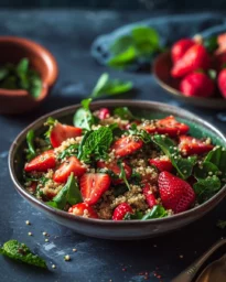 Erdbeer-Quinoa-Salat