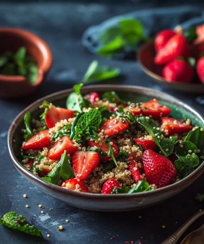 Erdbeer-Quinoa-Salat