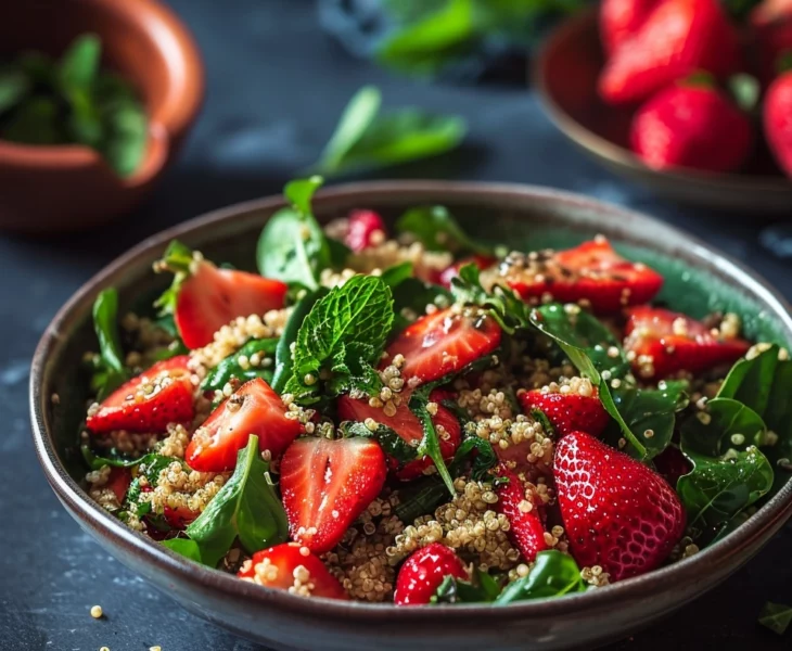 Erdbeer-Quinoa-Salat