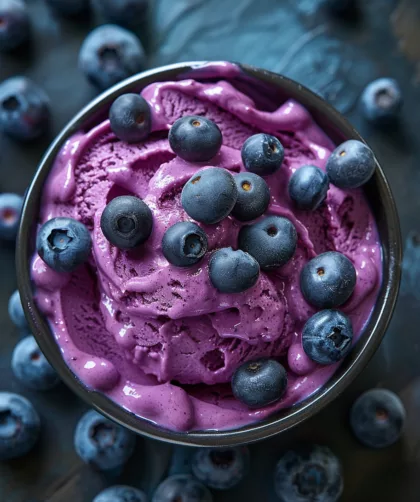 Blaubeer Nicecream