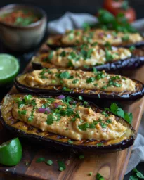 Gegrillte Aubergine