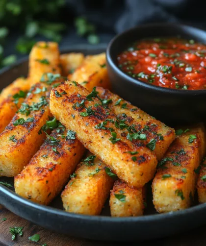 Polenta-Sticks mit Dip