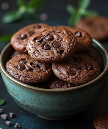 No-Bake Peanut Butter Chocolate Cookies