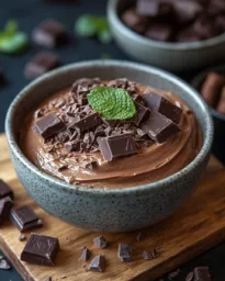 Veganes Mousse au Chocolat