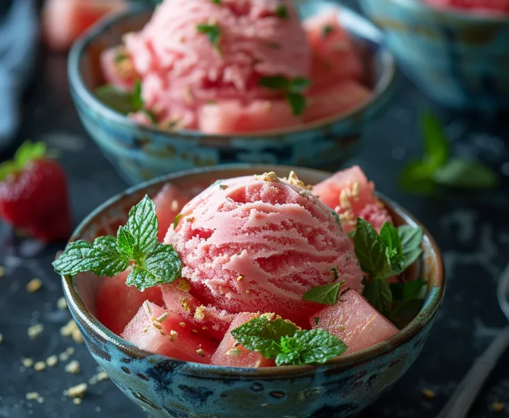 Wassermelonen-Gelato