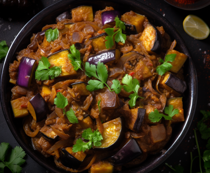 Auberginen Curry