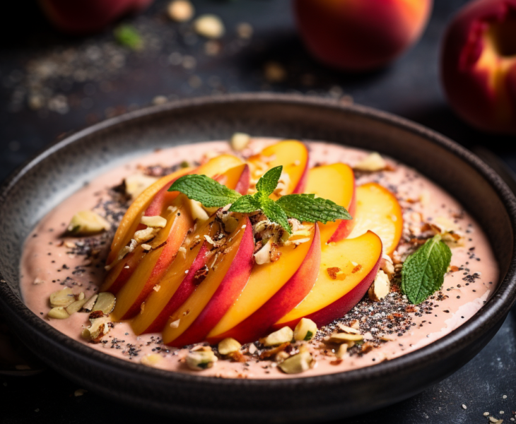 Nektarinen Smoothie Bowl