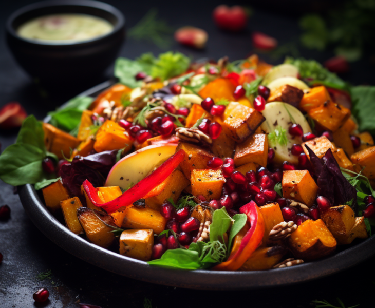 Herbstlicher Salat