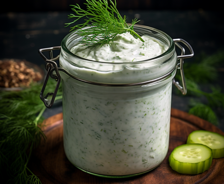 Vegane Joghurt Dill Dip