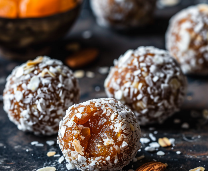 Aprikosen Mandel Bliss Balls
