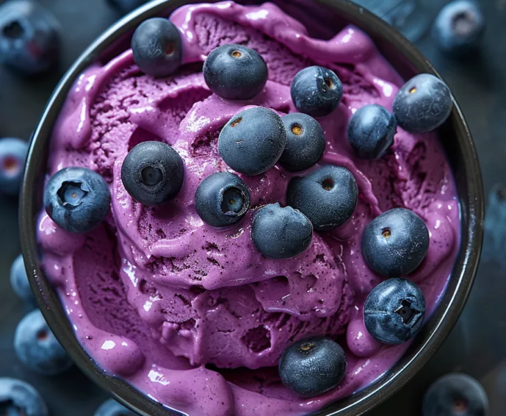 Blaubeer Nicecream