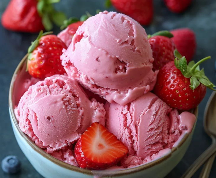 Erdbeer Nicecream