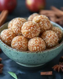 Apfel-Zimt Bliss Balls