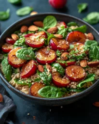 Pflaumen-Couscous-Bowl