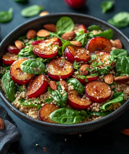 Pflaumen-Couscous-Bowl