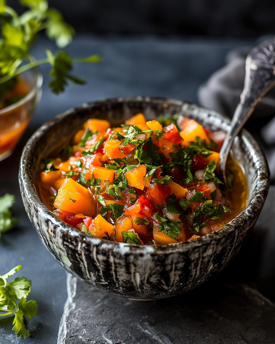Fresh and Fruity: Persimmon Salsa * go nut