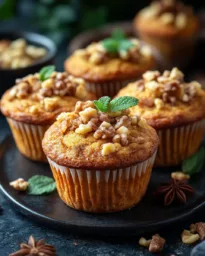 Juicy Sweet Potato Cinnamon Muffins