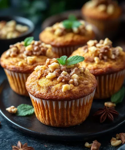 Juicy Sweet Potato Cinnamon Muffins