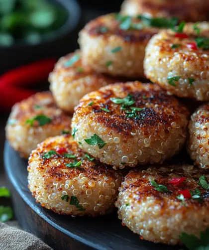 Mini Quinoa Patties