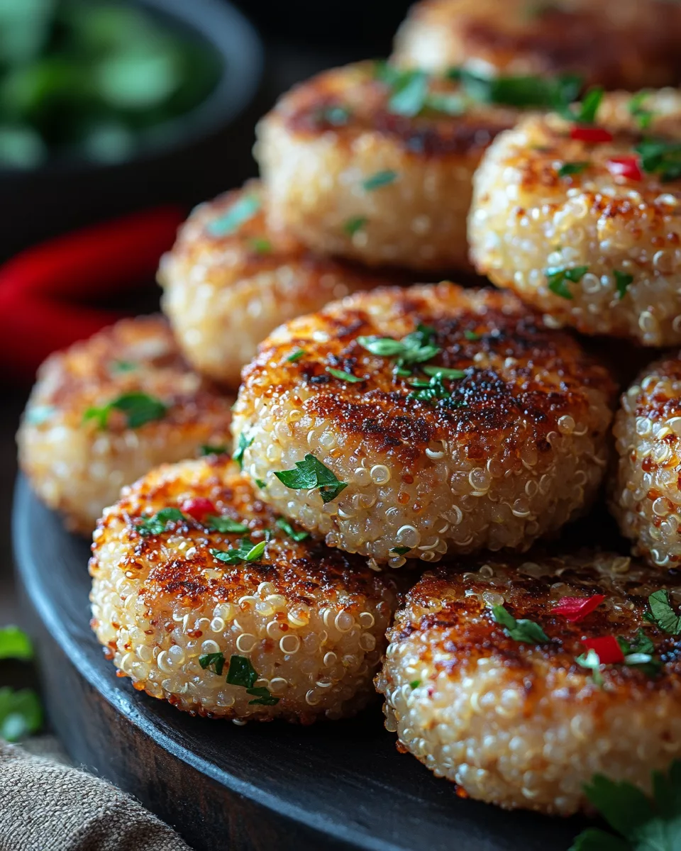 Mini Quinoa Patties – Perfect as a Snack or Side Dish * go nut