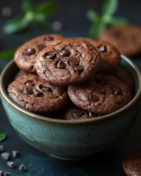 No-Bake Peanut Butter Chocolate Cookies