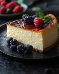 Vegan Cheesecake with a Skyr Alternative